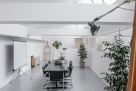 studio fotografico su due livelli