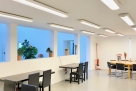 studio fotografico su due livelli