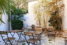 Loft total white con piccolo giardino zona Turro